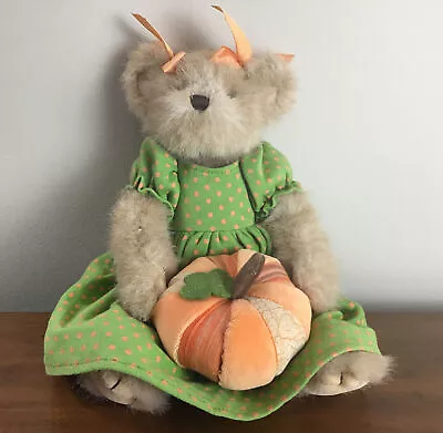 PAYTON PUMPKIN Bearington 14  Bear 179883 Collectible Stuffed Animal Plush • $19.50