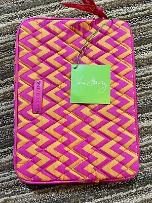 Vera Bradley E-Reader Sleeve Ziggy Zags Pattern IPad/Kindle/Nook Cover • $18