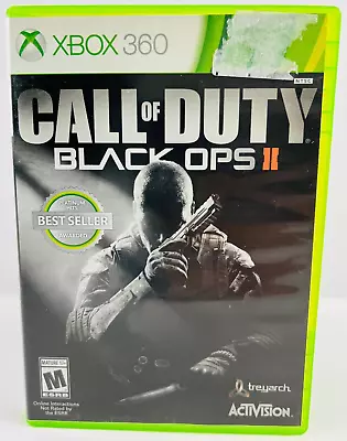 Call Of Duty: Black Ops II- Xbox 360 -  RatedM 17+. Original Case & Game. • $14.99