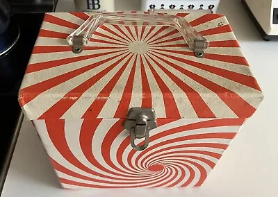 Psychedelic Platter-pak 45 Rpm Record Storage Carry Case • $20