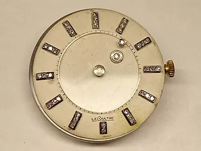 Vintage Lecoultre Diamond Mystery Dial 480/cw Swiss Movement 🇨🇭 • $1200