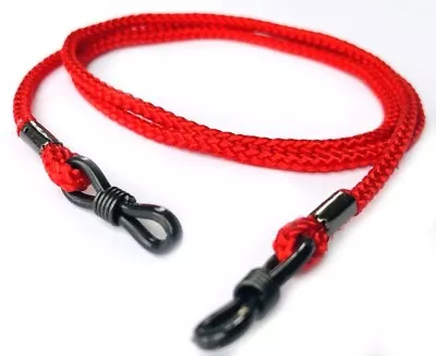 Glasses Neck Lanyard Safety Cord Strap Spectacles Holder Red UniVISION • £3.99