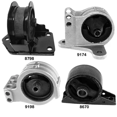 Engine & Transmission Mounts 4PCS Set Fits Mitsubishi Eclipse 99-95 2.0L MT • $98