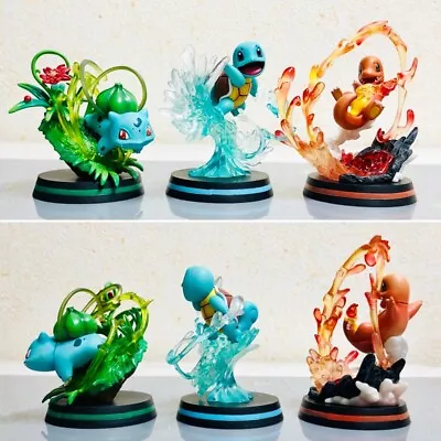 £22.99 • Buy Pokémon Charmander Pikachu Squirtle Chikorita Cyndaqil UK MFC Anime Figure NEW