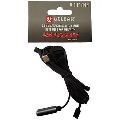 UClear 3.5mm Speaker Adaptor W/Dual Mics For Use With Motion Serie 111044 • $42.77