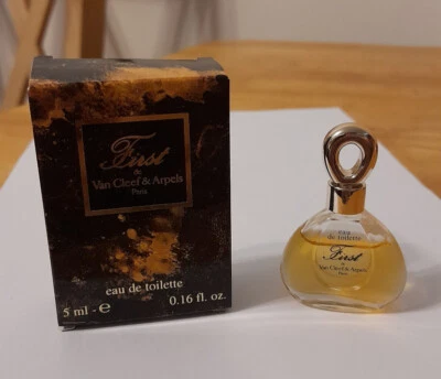 £20 • Buy  First By Van Cleef & Arpels 5ml Miniature Eau De Toilette Vintage In Box