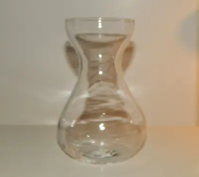 Vintage Clear Glass Hyacinth Flower Bulb Starter Vase • $15.99