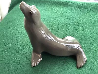 Lomonosov USSR Porcelain Seal Figure • £15