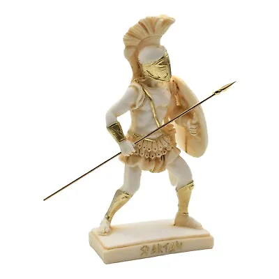 $49.90 • Buy Spartan Warrior Greek Hoplite With Spear And Shield Statue Sculpture