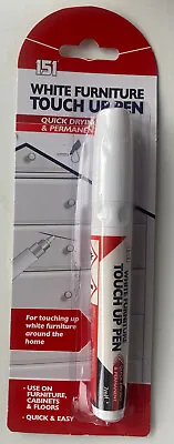 White Wood Floor Cabinet Laminate Scratches Furniture Touch Up Pen Marker Repair • £3.18