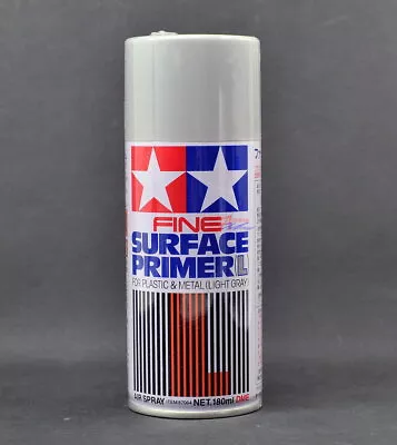 Tamiya Tools - Fine Surface Primer L - Light Gray 180ml Spray Can • $15.95