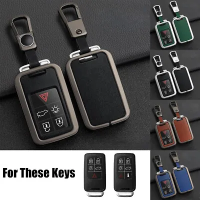 Zinc Alloy TPU Leather Car Key Case Cover For VOLVO V40 V60 S40 S60 S70 S80 S90 • $29.50