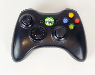 $11 • Buy Microsoft Xbox 360 OEM Genuine Black Wireless Controller 1460 (SEE DESCRIPTION) 