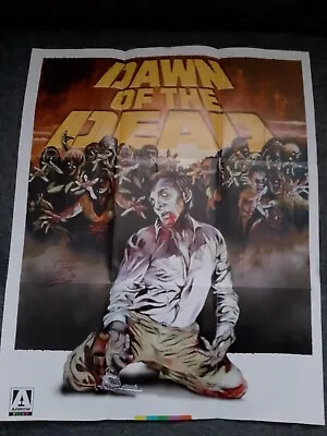 Dawn Of The Dead Arrow Video DVD/BLU RAY POSTER • £7