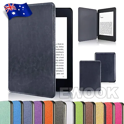 Flip Leather Folio Case Cover Magnetic For Amazon KINDLE Paperwhite 10th 2018 • $8.85