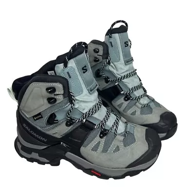 Salomon Quest 4D 3 GTX Hiking Boots - Women’s Size 6 - Light Blue - Waterproof • £107.03