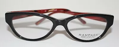 RAMPAGE R186T BLK New Flex Hinge Optical Eyeglass Frames For Women W/ CASE • $27.29