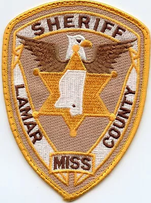 Lamar County Mississippi Sheriff Police Patch • $12.99