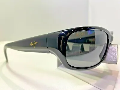 Maui Jim Stingray Mj 103-02 Gloss Black W/ Neutral Grey Polarized Sunglasses 9.9 • $150