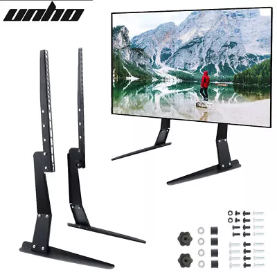 $30.98 • Buy 32-55  Pedestal TV Stand Desk Tabletop Display Base Mount For LG Sony TCL Sharp