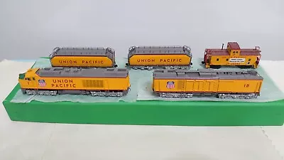 Overland Brass Union Pacific 3 Unit Gas Turbine With Tenders And Caboose-N Scale • $1620