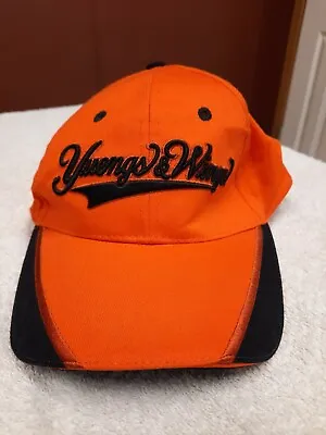 Yuengling Beer Yuengs & Wings Hat Cap Oldest Brewery Pub Bar Orange • $12.99