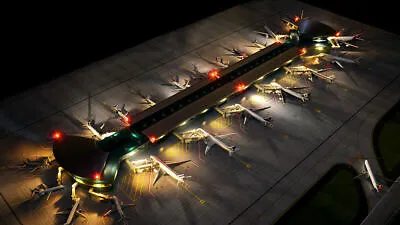 Gemini Jets 2019 Deluxe Airport Terminal 1:400 Scale GJARPTC • $559.96