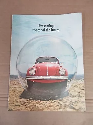 Vintage Volkswagen Beetle Presenting The Car Of The Future Dealer Brochure  D3 • $99