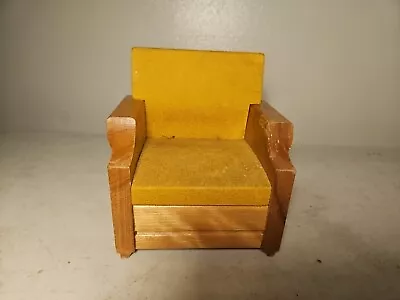 Vtg Strombecker Chair Wood Dollhouse Furniture Usa  • $9.99