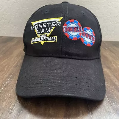 Nwot Monster Jam Xix World Finals Double Down Showdown Hat Black Adjustable 4h • $10