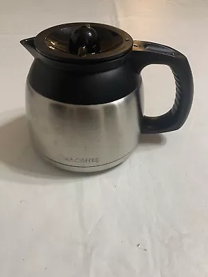 Mr. Coffee Stainless Thermal Carafe & Lid 8 Cup Replacement Part BVMC-SJX33GT • $17.99