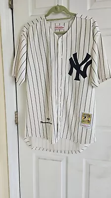 NY Yankees Jersey Mitchell & Ness - Thurman Munson #15 Size L Worn Once • $59.99