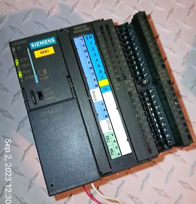 $185 • Buy Siemens S7-300 CPU313C  6ES7313-5BE01-0AB0, Powers Up, Missing Gate