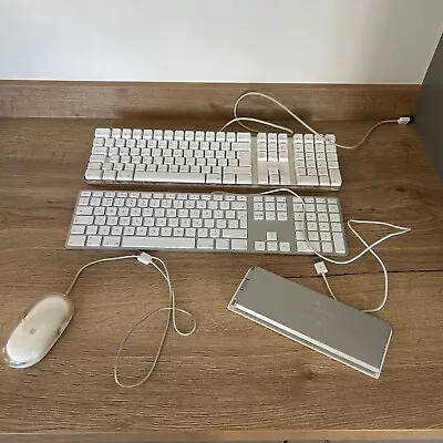 Apple Wired Accessories Mouse Keyboards And Rechargeable MacBook Battery • £12