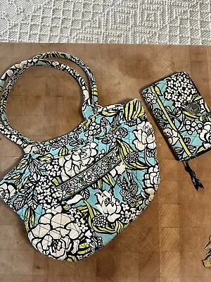 Vera Bradley SWEET HEART TOTE Shoulder Bag Purse  ISLAND BLOOMS & Wallet • $19