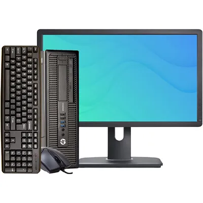 HP Desktop I5 Computer PC Up To 16GB RAM 1TB HDD/SSD 22in LCD Windows 10 Pro • $95.37