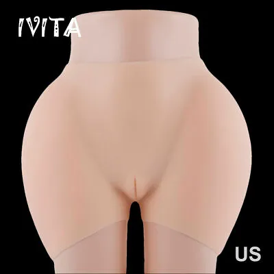 £442.88 • Buy IVITA Full Silicone Padded Buttocks Hips Enhancer Body Shaper Sexy Pants L 7300g