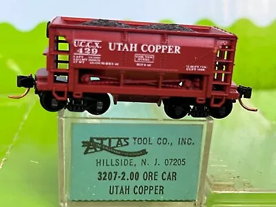 N Scale Atlas Utah Copper Ore Car UCCX 429 3207-2 Micro-Trains Couplers • $20.99