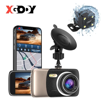 $32.59 • Buy XGODY 4  1080P Dual Lens Dash Cam Car DVR Front And Rear Camera Video Recorder