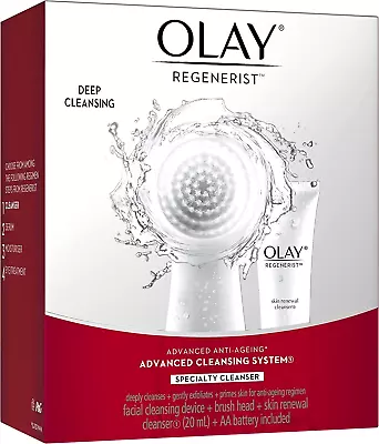 $25.89 • Buy Olay Regenerist Advanced Anti Ageing And Cleansing System Device, Brush Heads
