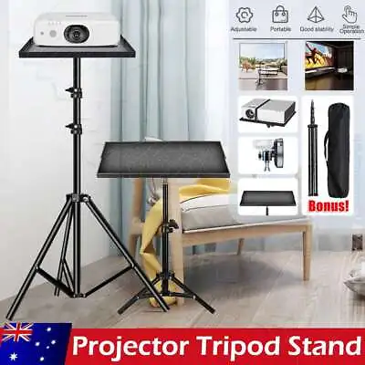 $31.99 • Buy Laptop Projector Workstation Bracket Tripod Stand Adjustable Height Tilt Tray AU