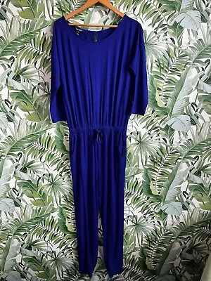 Baukjen Blue Slim Fit Jumpsuit Size 10 • £11