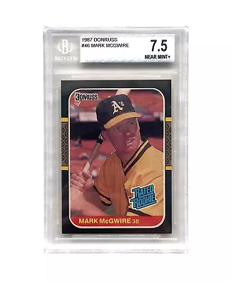 1987 MLB Donruss Baseball | Mark McGwire RC | #46 | BGS7.5 | Oakland Athletics • $6.08