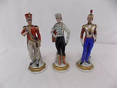 Group Of 3 Capo-Di-Monte Soldiers • £40