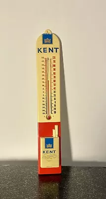 Vintage Kent Cigarettes Ad Thermometer Made  By  The EDM Co. In Cel And Fahr • $130