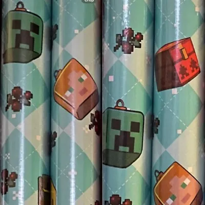 Minecraft Gift Wrapping Paper 60sq • $12