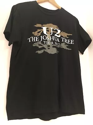 U2 Joshua Tree Men’s T-shirt Black 2017 Tour  100% African Cotton • $16.99