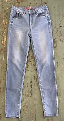 Butt I Love You Wax Jeans Light Blue Denim Skinny Size 1 • $14.99