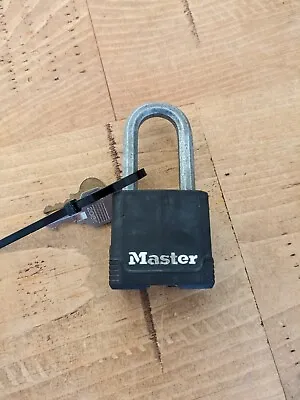Master Padlock Heavy Duty Used With 2 Keys  • £8.95