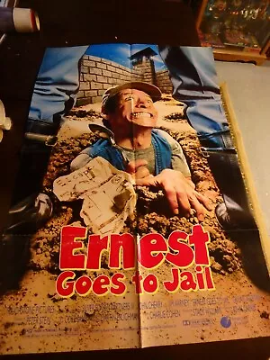  Ernest Goes To Jail  1990 Jim Varney Original D/s One Sheet Poster ! • $19.99